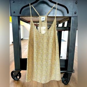 CAbi - yellow/black impression cami - size s and a size m available